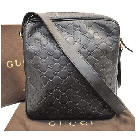 gucci guccissima leather messenger bag|Gucci Messenger bag for sale.